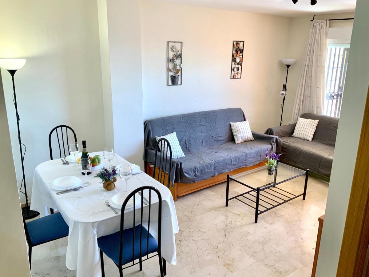 בנאלמדנה Apartamento De 2 Dormitorios, Gran Terraza, Vistas Al Mar Cerca Playa Carvajal מראה חיצוני תמונה